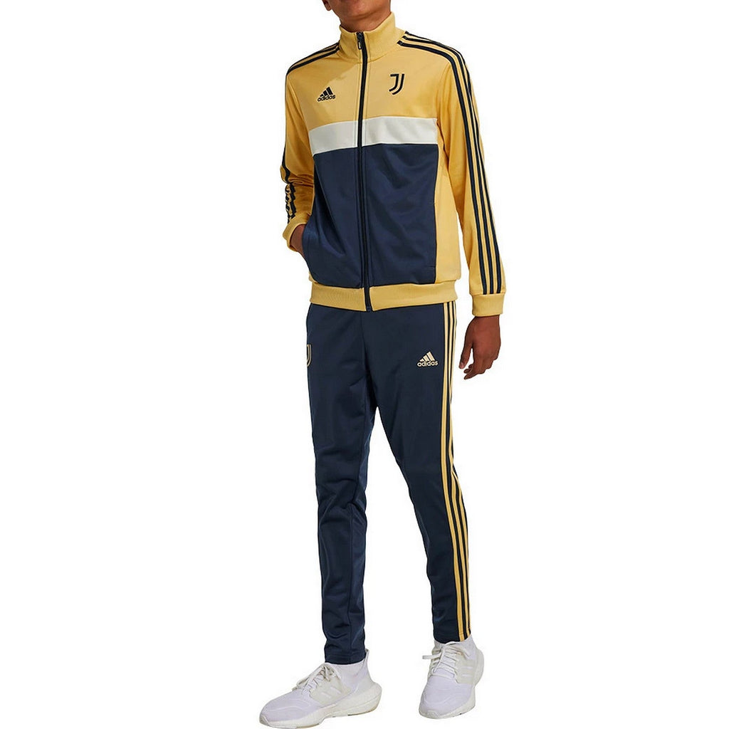 Kids - Juventus fanwear training presentation tracksuit 2024/25 - Adidas