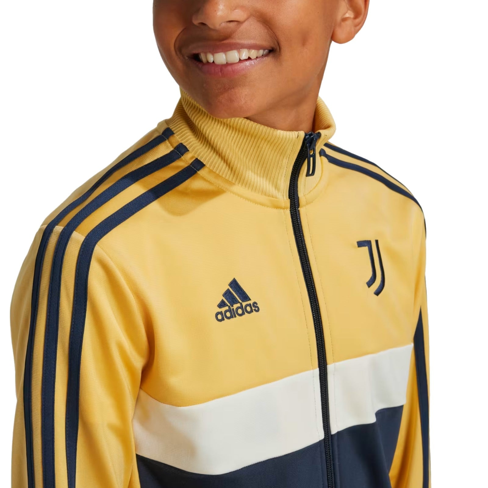 Kids - Juventus fanwear training presentation tracksuit 2024/25 - Adidas